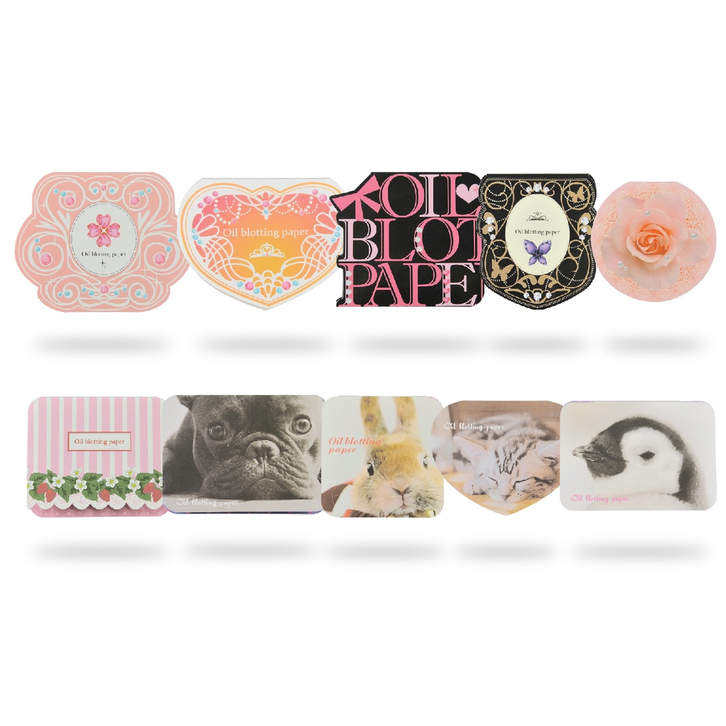 2in1 Infused Blotting Paper with Compact Mirror 50 sheets | Shopee ...
