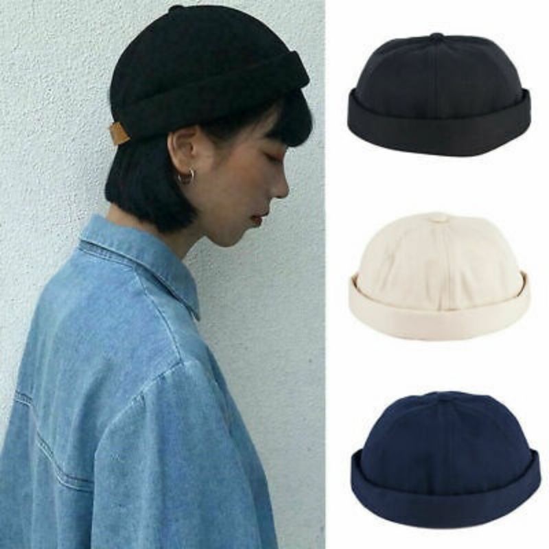 STOK Korean Style MikiHat Topi Kopiah Viral Topiah Trend Baru Songkok ...