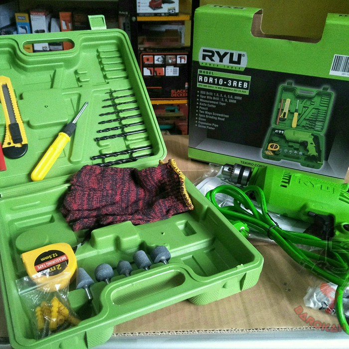 MESIN Ryu tekiro Wall Drilling machine package RDR 10-3 REB / DRILL SET ...