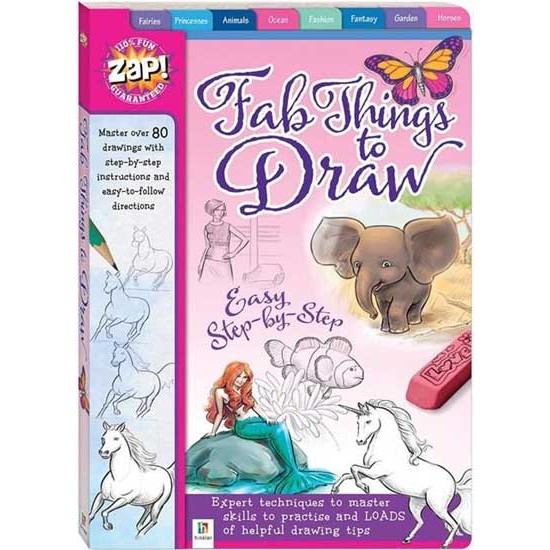 Zap Drawing Guidebook! Fab Things to Draw Easy StepbyStep Shopee Singapore