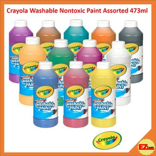  Crayola Spill Proof Paint Set, Washable Paint for Kids