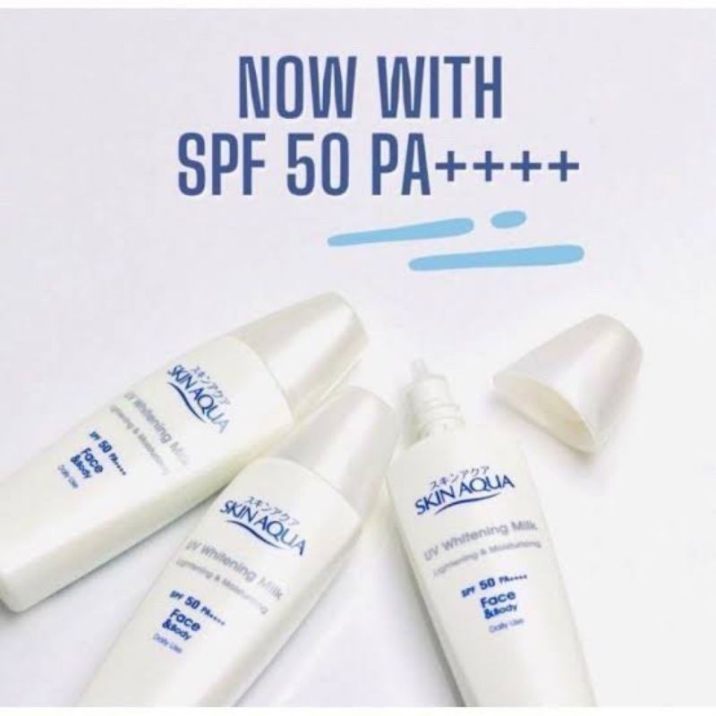 Skin Aqua UV Whitening Milk SPF 50 PA 40gr Sun screen Skin