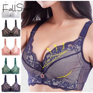 Softrhyme F Cup Plus Size Bras For Women Full Cup Push Up Bra
