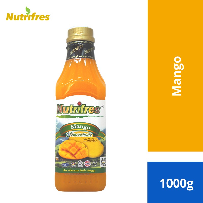 NUTRIFRES Fruit Juice Cordial Mango Flavors(1L) Shopee Singapore