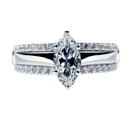 Marquise diamond hot sale engagement rings