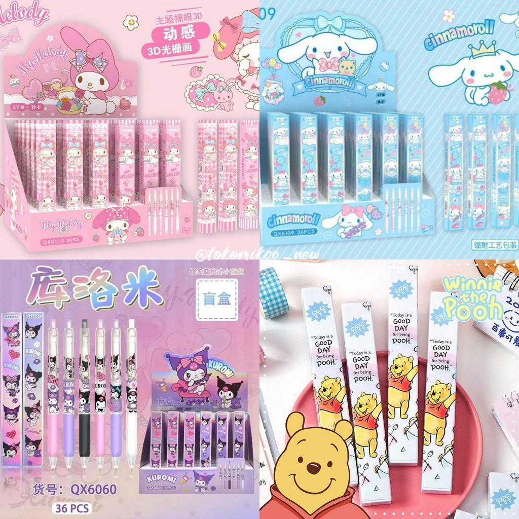 Sanrio Kuromi My Melody Pooh Cinnamoroll Blind Box Pen | Shopee Singapore