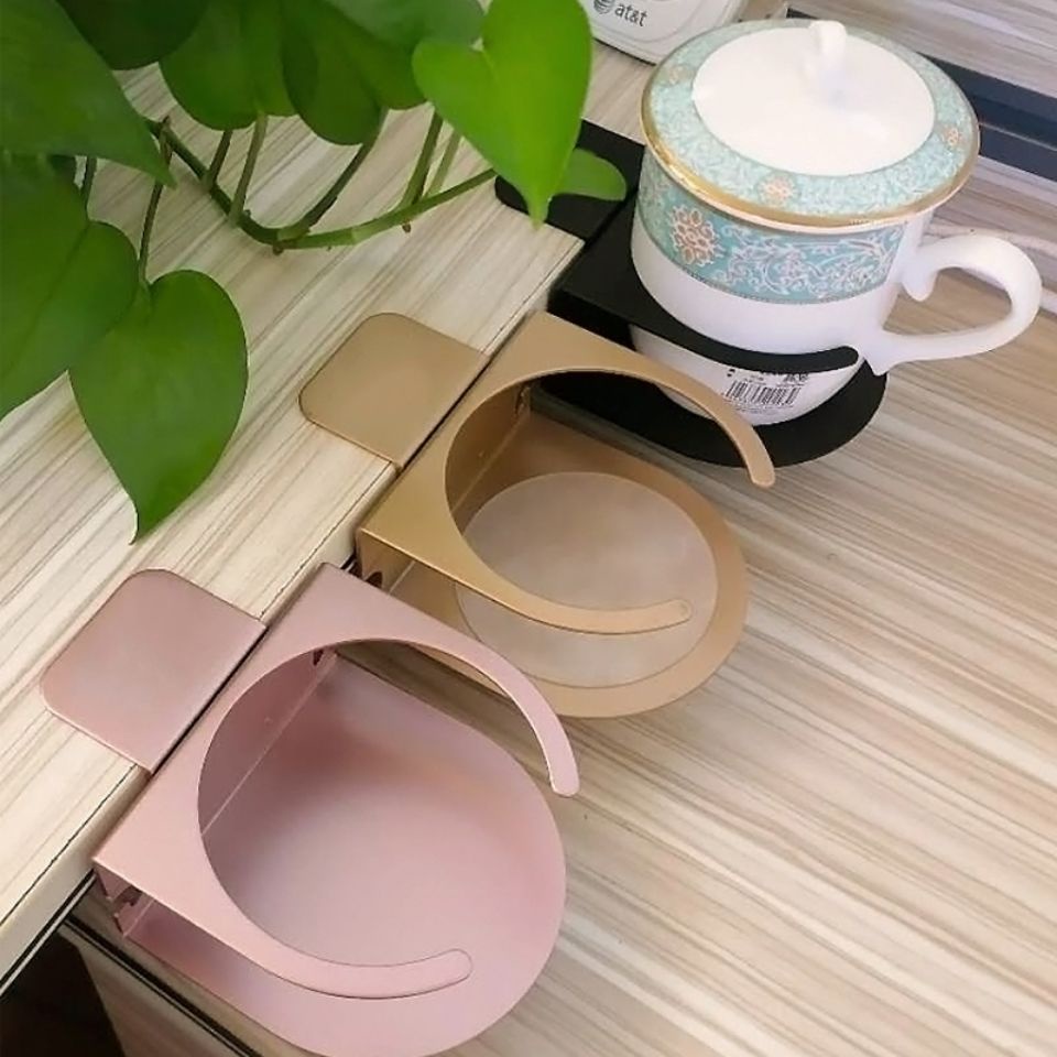 PunchFree Installation Desktop Fashion Desk Table Side Water Cup
