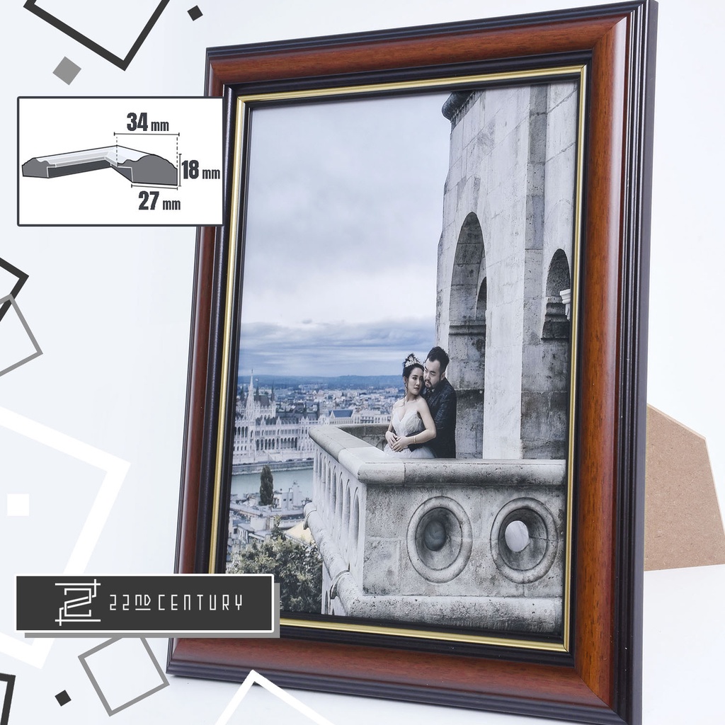 Fiber Wood 8R 10R 12R A4 Photo Frame Picture Frame Premium Quality