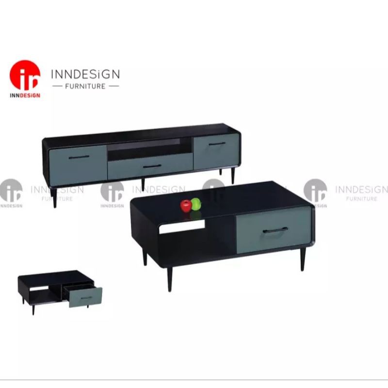 Arman TV Console (L120cm) / Coffee Table With Drawer (Free Delivery and ...