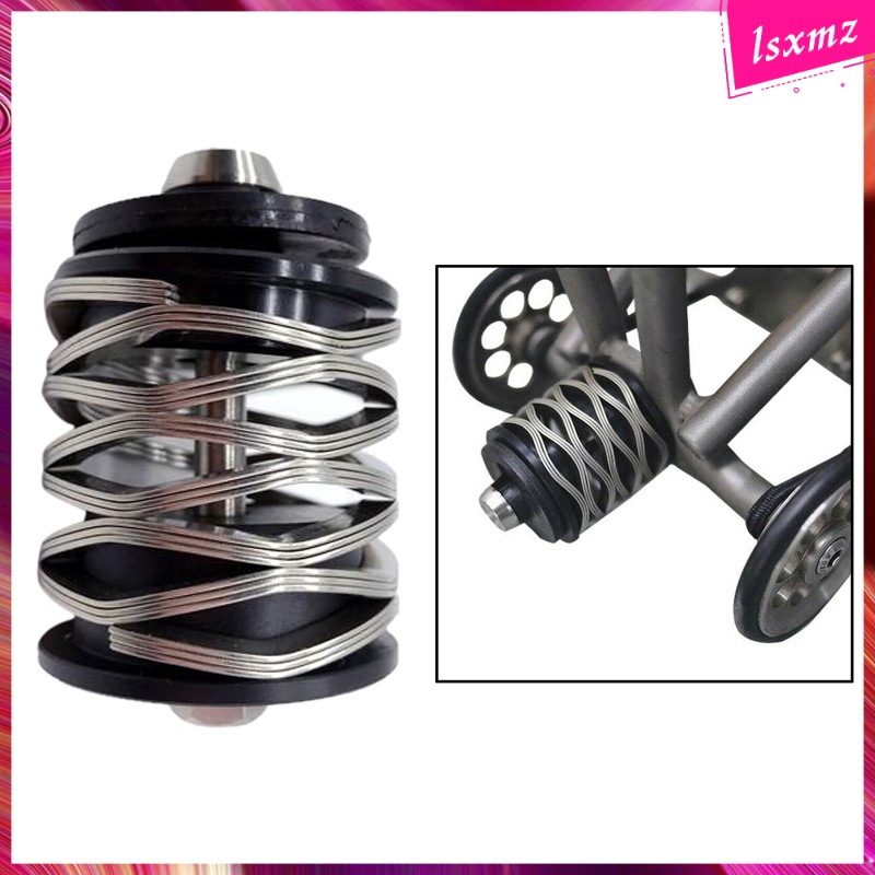 Rear Shock Absorber For Brompton Folding Bike - Metal Spring Suspension Upgrade