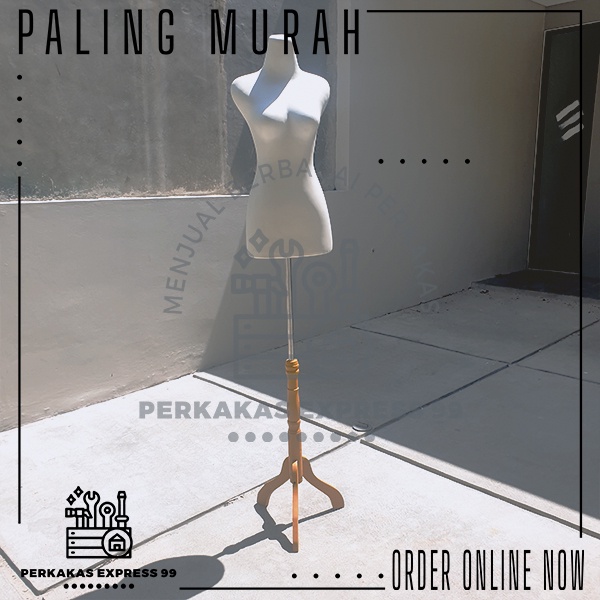 KAYU Half Body Mannequin/Mannequin Statue Without Foam+Wooden Legs Shopee Singapore