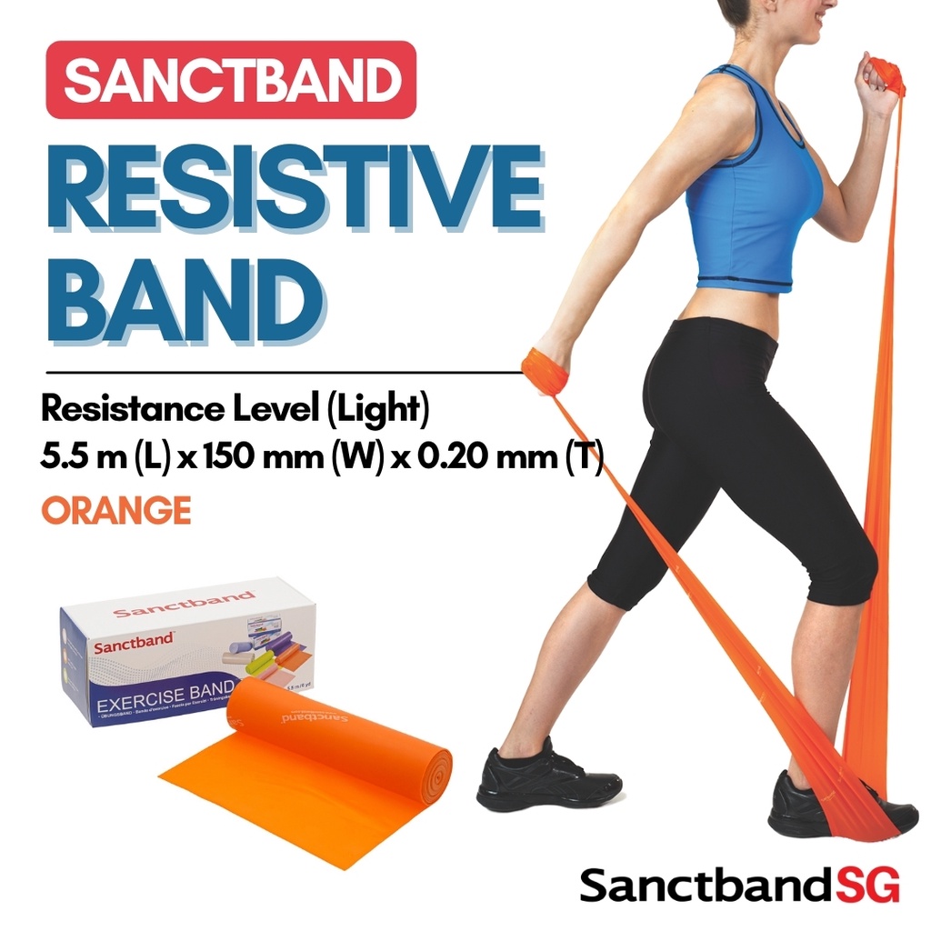 Sanctband Resistance Band Roll Resistive Band Light