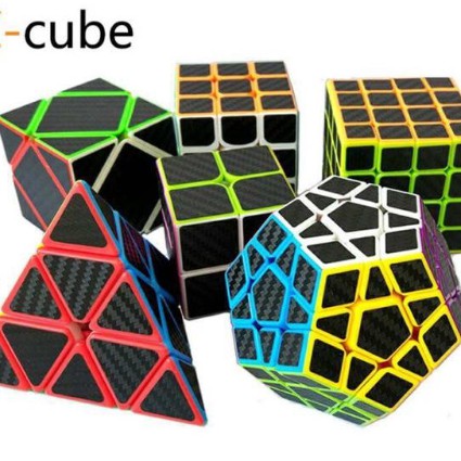[Genuine] Combo of 10 types of Rubik's Carbon + 10 bases | Shopee Singapore