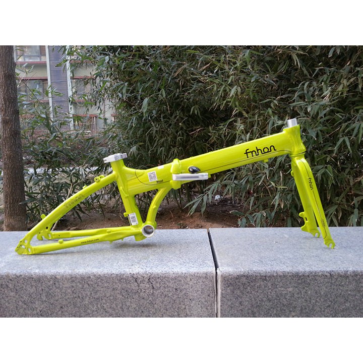 FNHON bicycle frame blast black gold limited edition bicycle parts and accessories aluminum alloy 20 inch frame compatible with 406 451 wheels bicycle