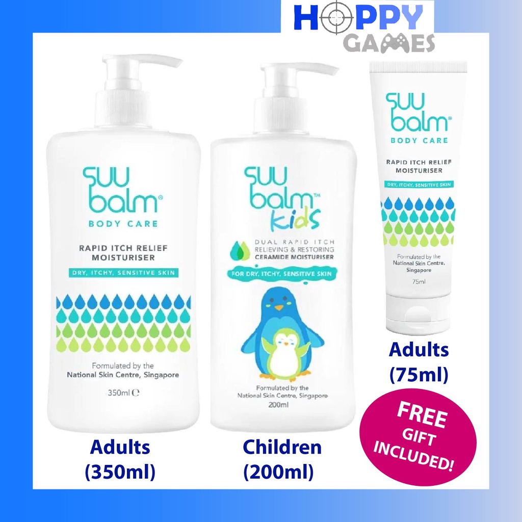 *CHOOSEOPTION* Suu Balm Body Rapid Itch Relief Gentle Kids Children Moisturising Moisturiser