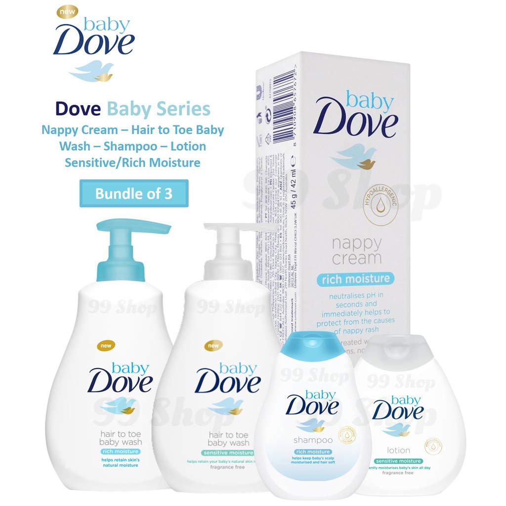 Dove baby shampoo hot sale and body wash