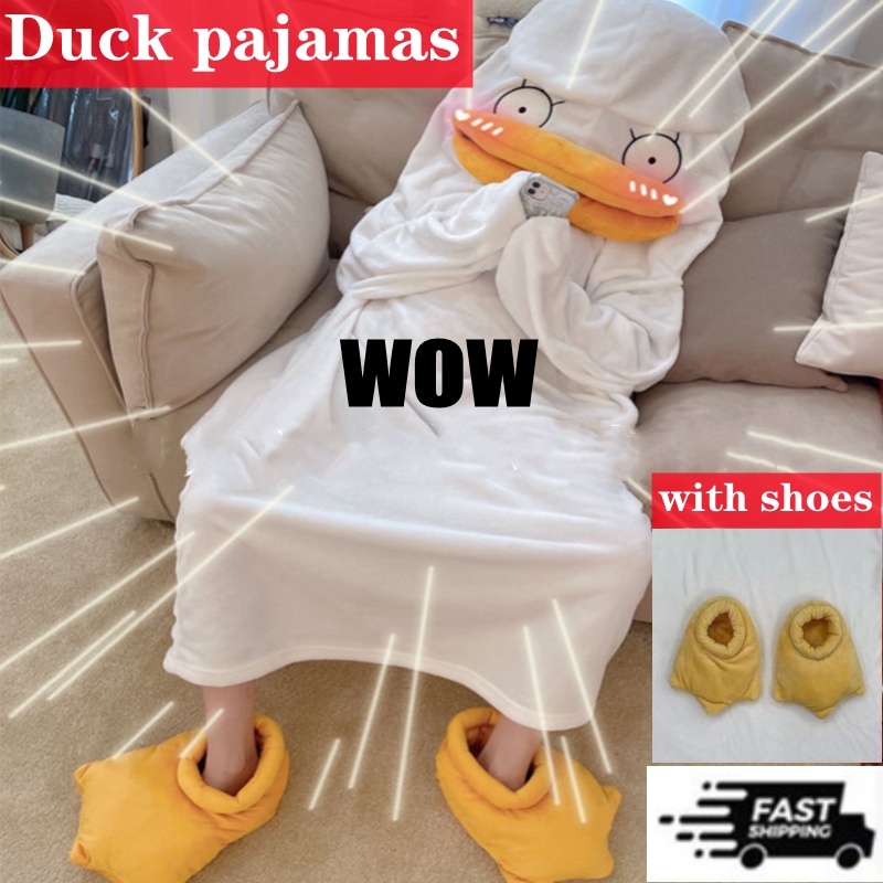NEW Sleeping Duck Pajamasmultipurpose pajamas shawl blankets sleeping