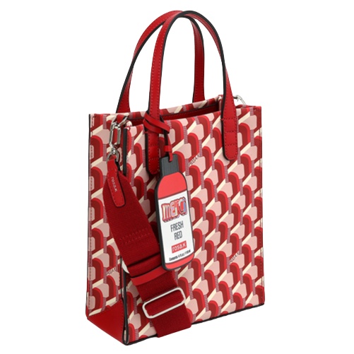 Shop Cabas Monogram Tote XS - Real Red by ROSA.K