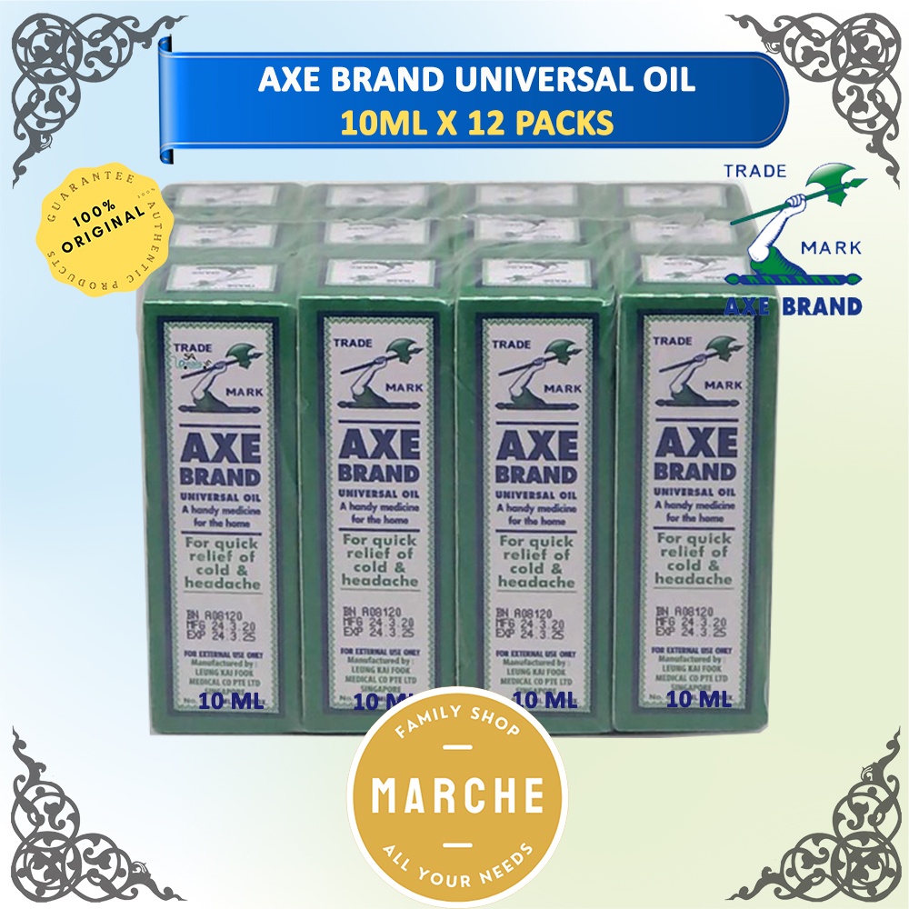 Buy AXE BRAND NO. 3 UNIVERSAL OIL 14ML X 12 (12-PACK SET) Online in  Singapore