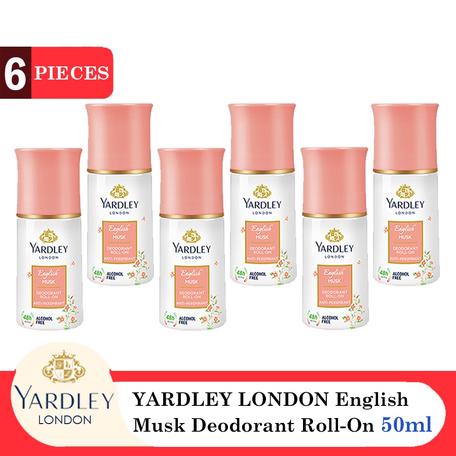 YARDLEY London English Musk Deodorant Roll-On 50ml | Shopee Singapore