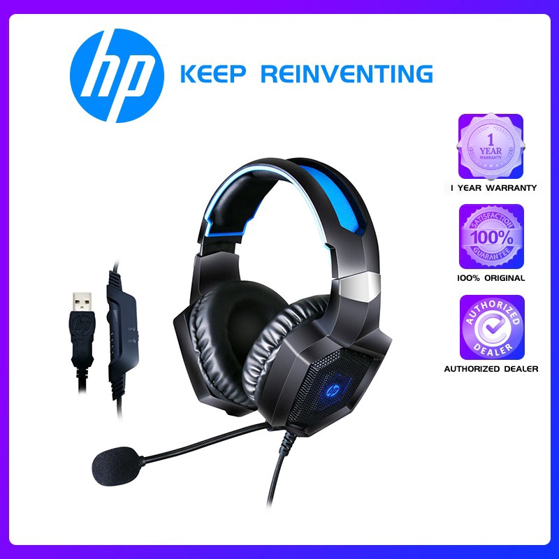 HP H320GS 7.1 Virtual Surround USB Gaming Headphone with Mic mute ...