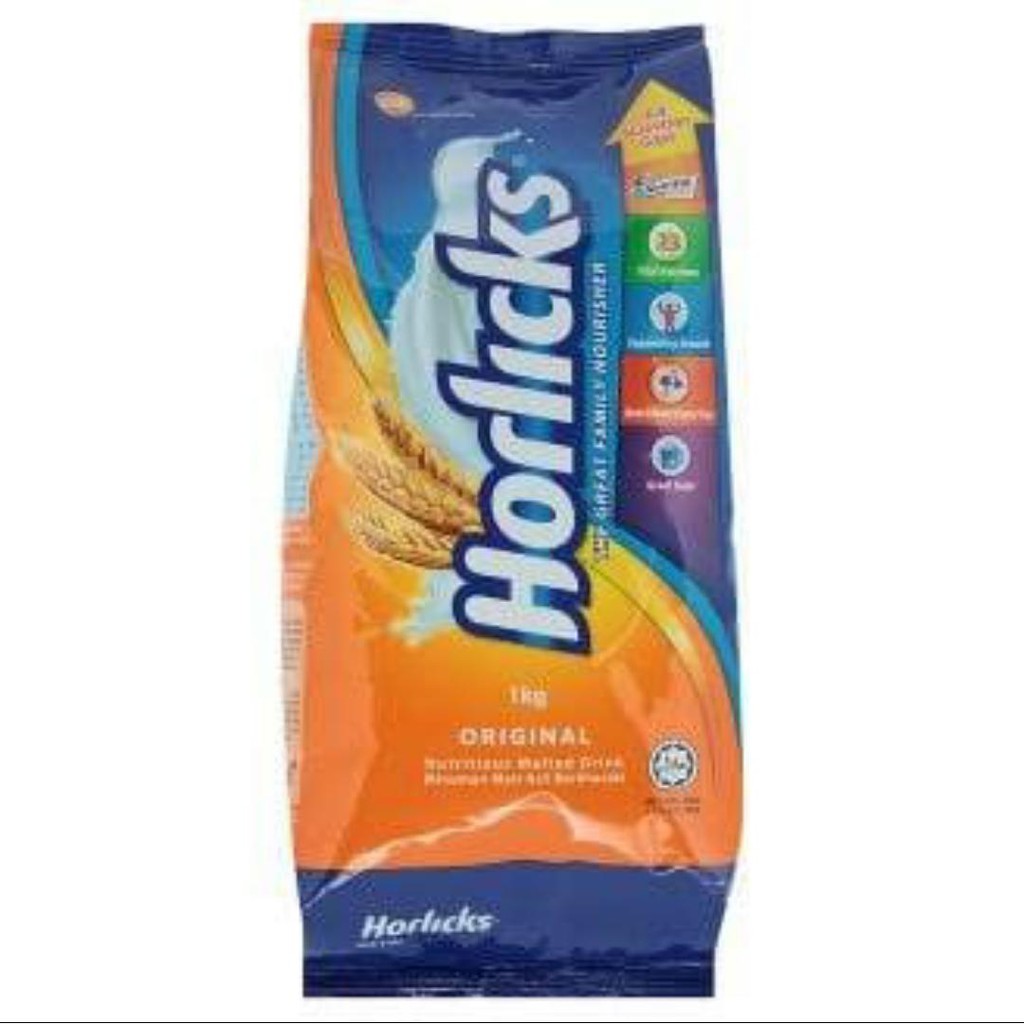 Horlicks Original Cereal Malt Refill 1kg Malaysia Horlik/ Horliks ...