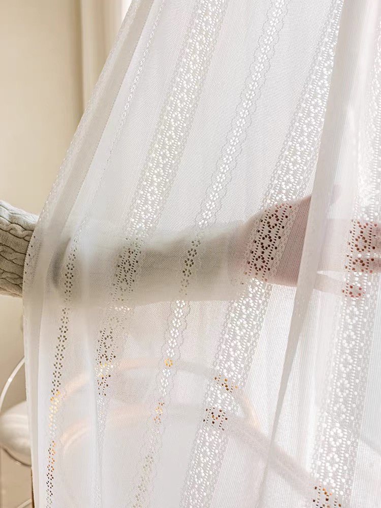 Sheer Day Half Curtain For Bedroom Living Room Window Privacy Curtain ...