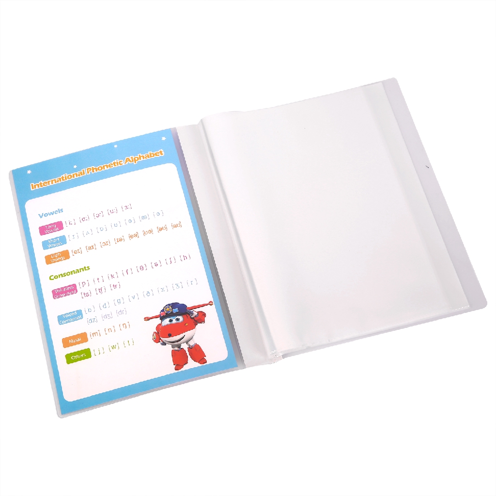 Deli Super Wings Display Book 0.75mm bahan PP, saku 0.03mm A4 2 Warna EZ55802 - Gambar 2