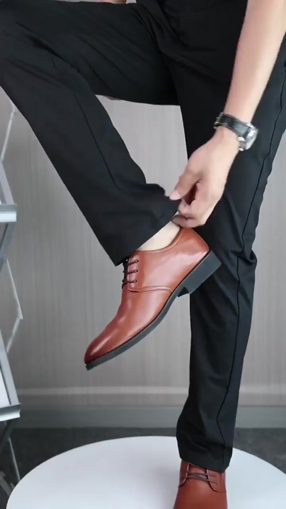 Men's Ice Silk Suit Pants, French Gentleman Non-Ironing Anti-Wrinkle