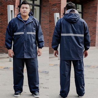 BIG size RAINCOAT super large cutting raincoat set SG seller in stock raincoat for rider biker cyclists fisherman