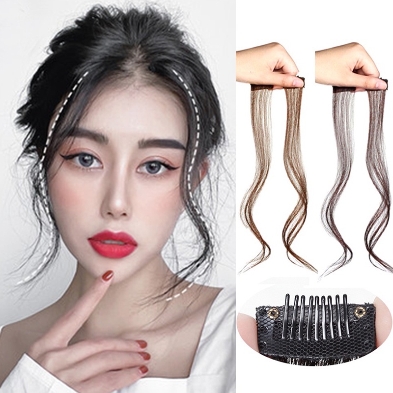 2 Pieces Wig Bangs Hair Accessories Synthetic Tassel Hair