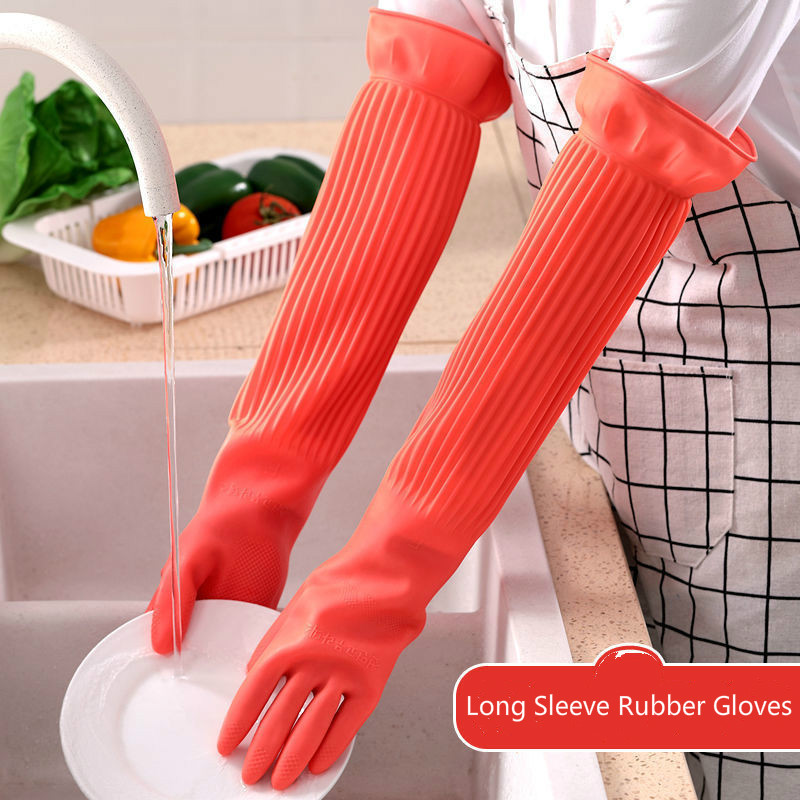 Long sleeve deals plastic gloves