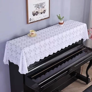 Elegant 88 Key Piano Cover Velvet Tassels Dust Protection