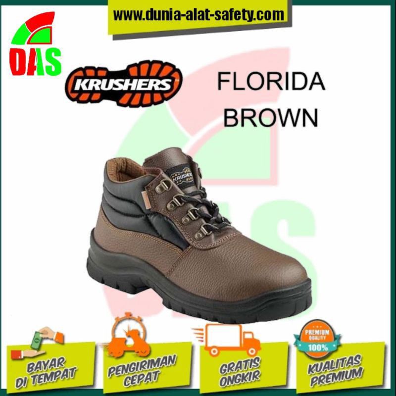 Safety Shoes Krusher FLORIDA Black / Brown Shopee Singapore