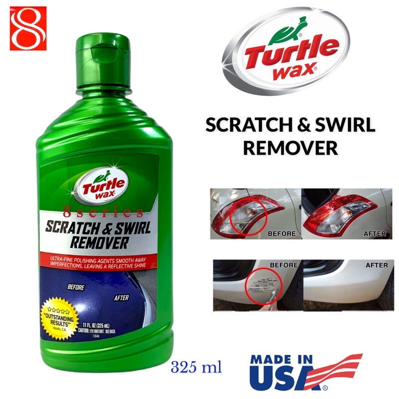 Turtle wax scratch & swirl remover / polish (325ml) Shopee Singapore