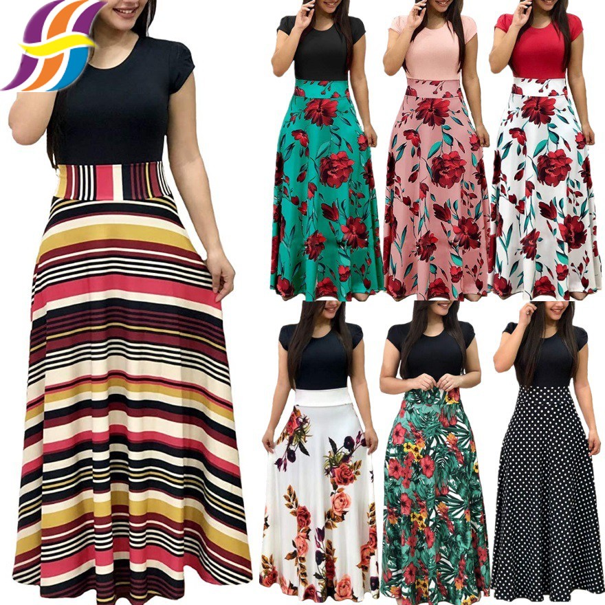 Casual Maxi Vestidos Bohemian One Size Maxi Dresses Women Bohemian
