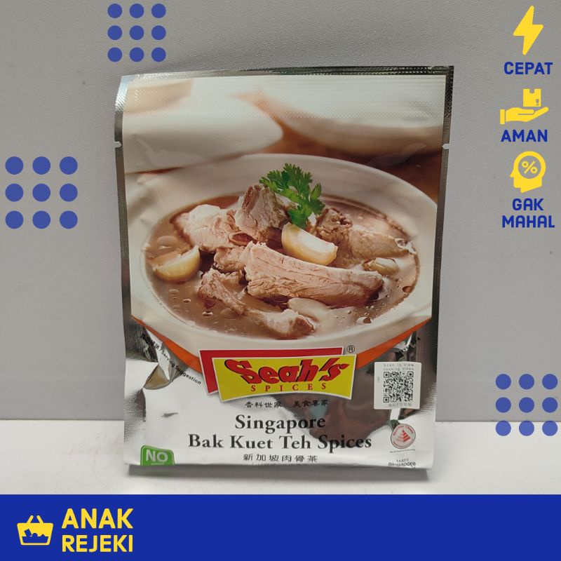 Seah's Singapore Bak Kut Teh Spices 32g- Bakut Tea Bak Kuet Seah ...