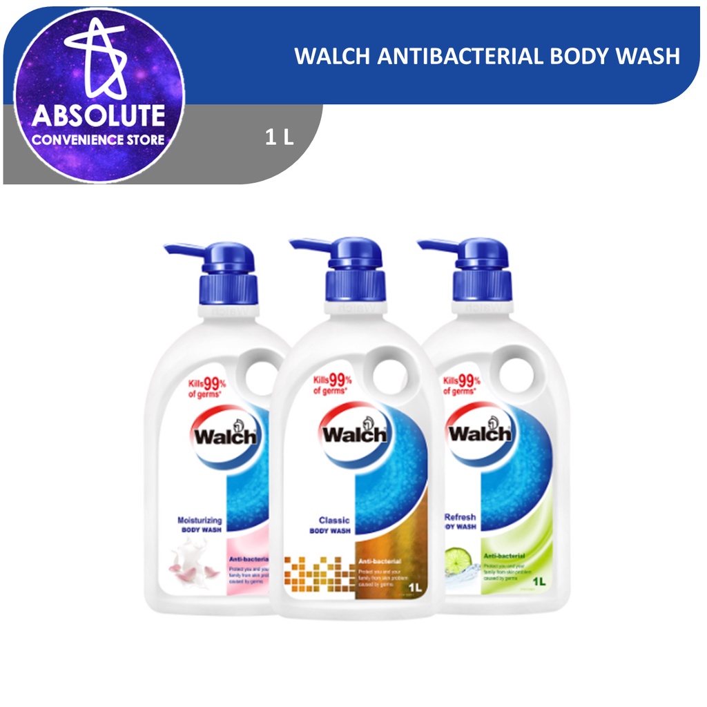 [Bundle of 6] Walch Antibacterial Body Wash 1L | Shopee Singapore