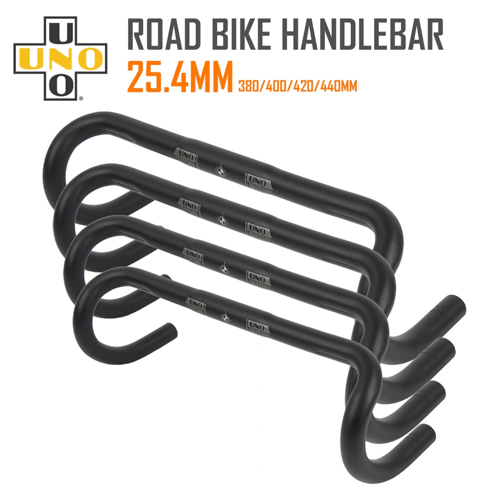 UNO Ultralight Drop Bar Bicycle Handle Road Bike Handlebar 25.4 Racing ...