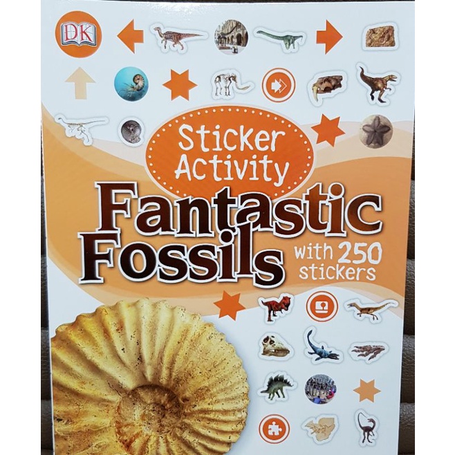 Fossils Stickers activities book | Shopee Singapore