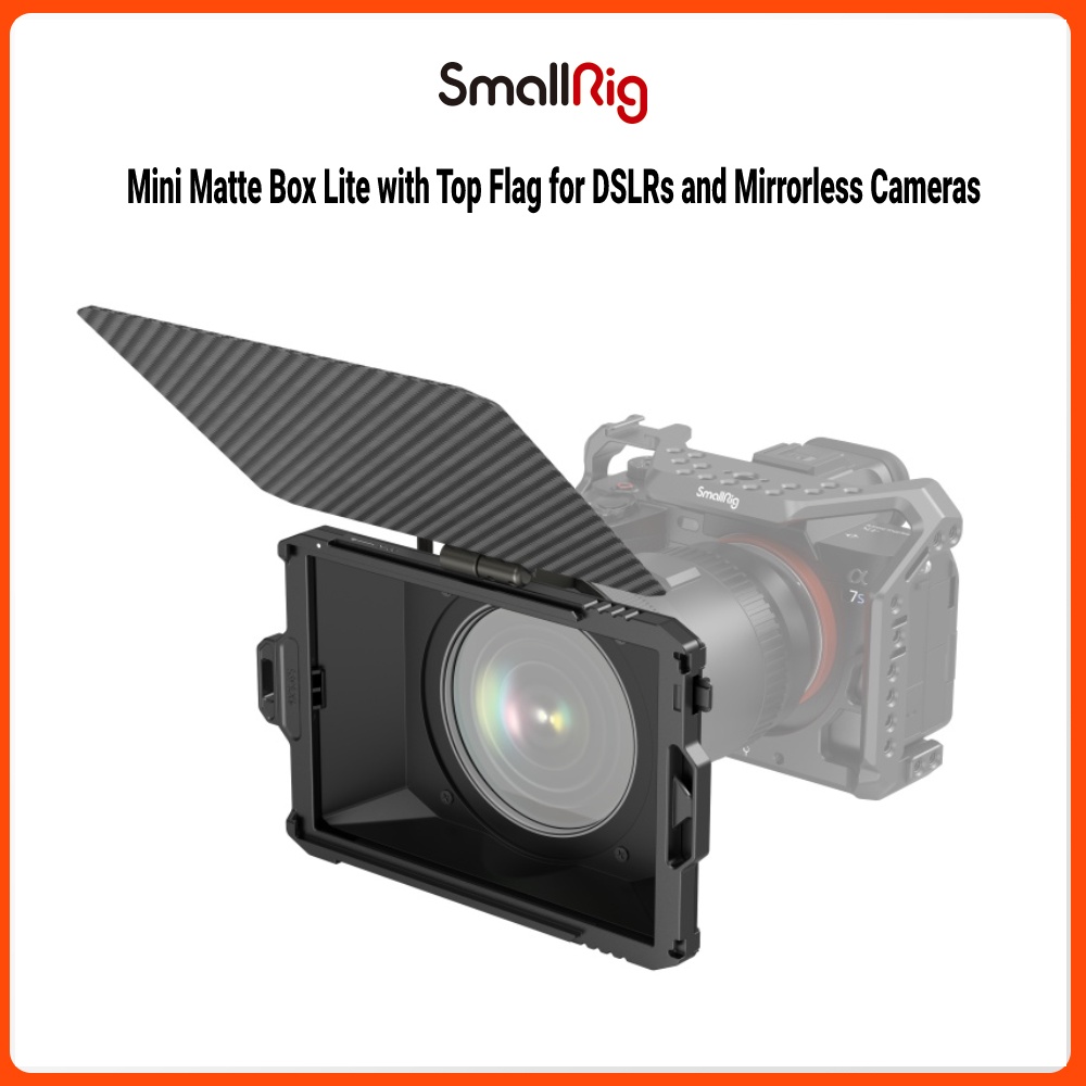 SmallRig Camera Mini Matte Box Lite with Top Flag for DSLRs and ...