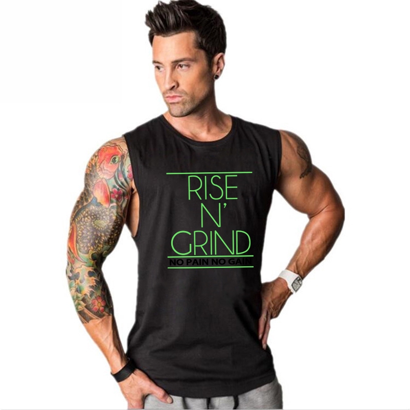Brand Muscle Sport Gym Tank Top Men Summer Clothing Bodybuilding Workout Fashion Fitness Singlets Sleeveless Vest