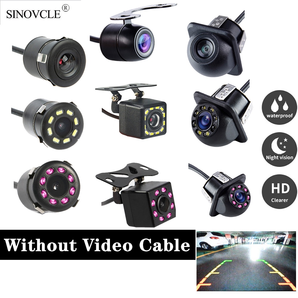 Car Rear View Camera 4 LED / 8 LED / Infrared 120 Degree HD Night