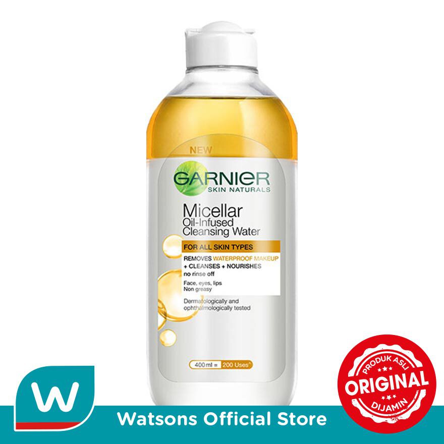 Garnier Micellar Oil-Infused Cleansing Water 400ml - Gambar 2