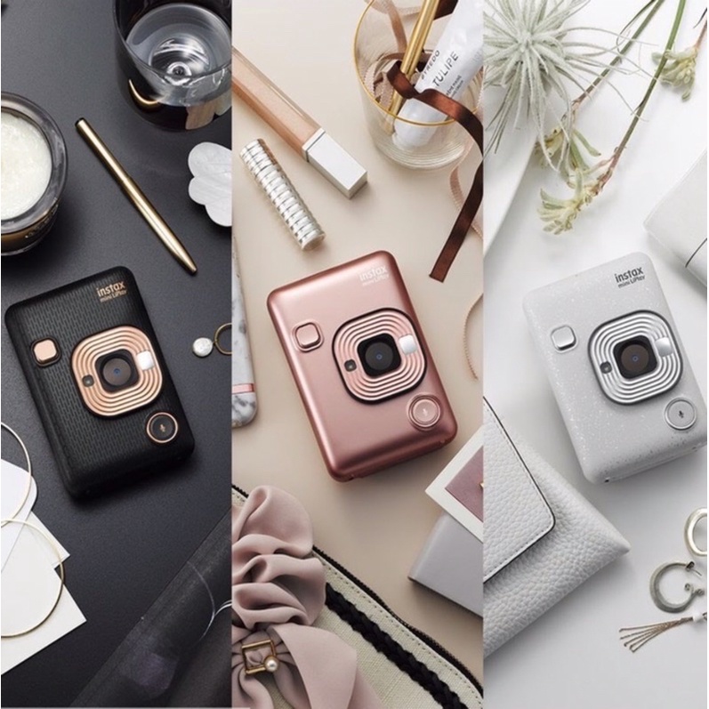 Fujifilm Instax Mini LiPlay Hybrid Instant Film Camera with Add-On Film ...
