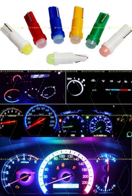 T5 LED Panel Light Tube Lamp Bulb Meter Dashboard Air cond Speed gear ...