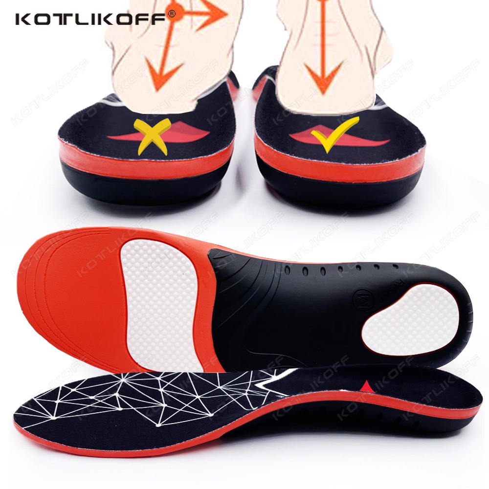 Orthotic Insole For Severe High Arch Support Flatfoot Insoles For Shoes