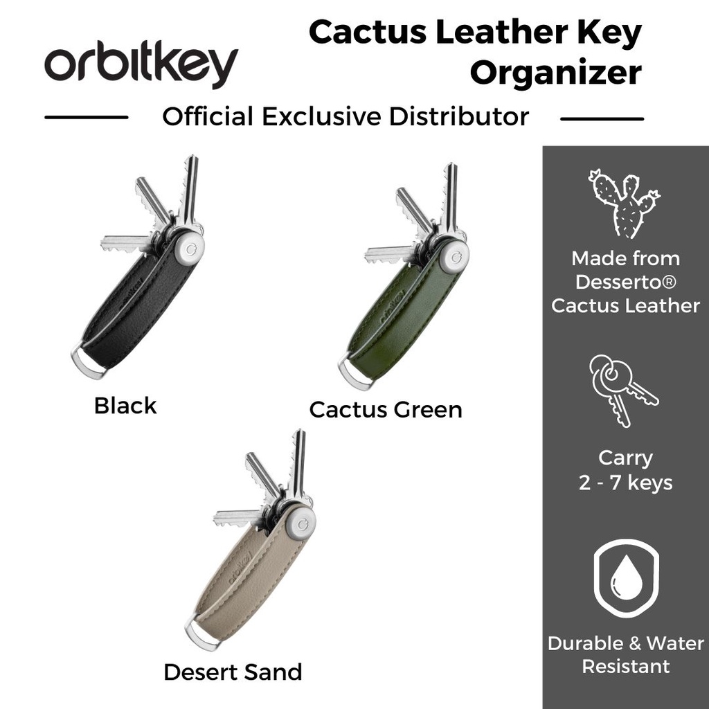 Cactus Leather Key Organizer