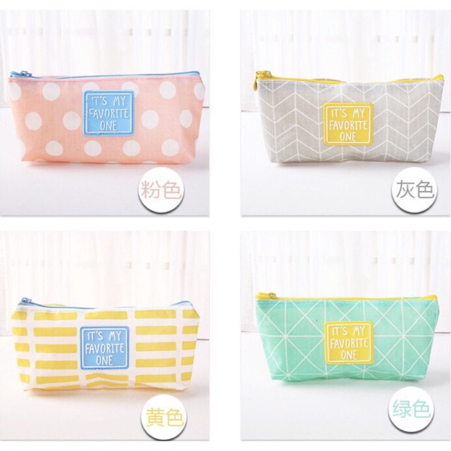 Kawaii Pencil Case Pastel Color Pencil Case / Pastel Color Waterproof