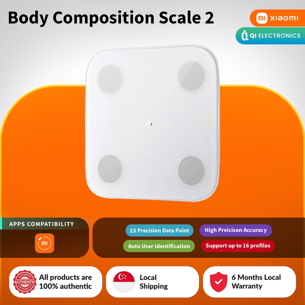 Xiaomi Mijia Body Scale 2 Body Composition Weighing Scale 2